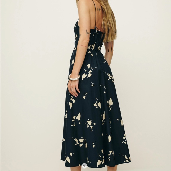 Reformation Cotton Vinny Dress, Lover print - Size 4 - Picture 9 of 9